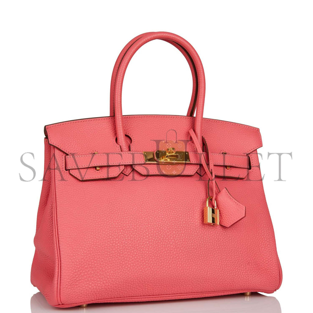 HERMES BIRKIN 30 ROSE LIPSTICK TOGO GOLD HARDWARE (30cm) HERMES BIRKIN 30 ROSE LIPSTICK TOGO GOLD HARDWARE (30cm)