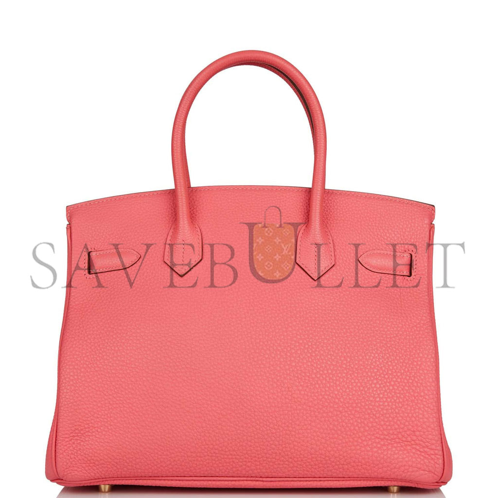 HERMES BIRKIN 30 ROSE LIPSTICK TOGO GOLD HARDWARE (30cm) HERMES BIRKIN 30 ROSE LIPSTICK TOGO GOLD HARDWARE (30cm)