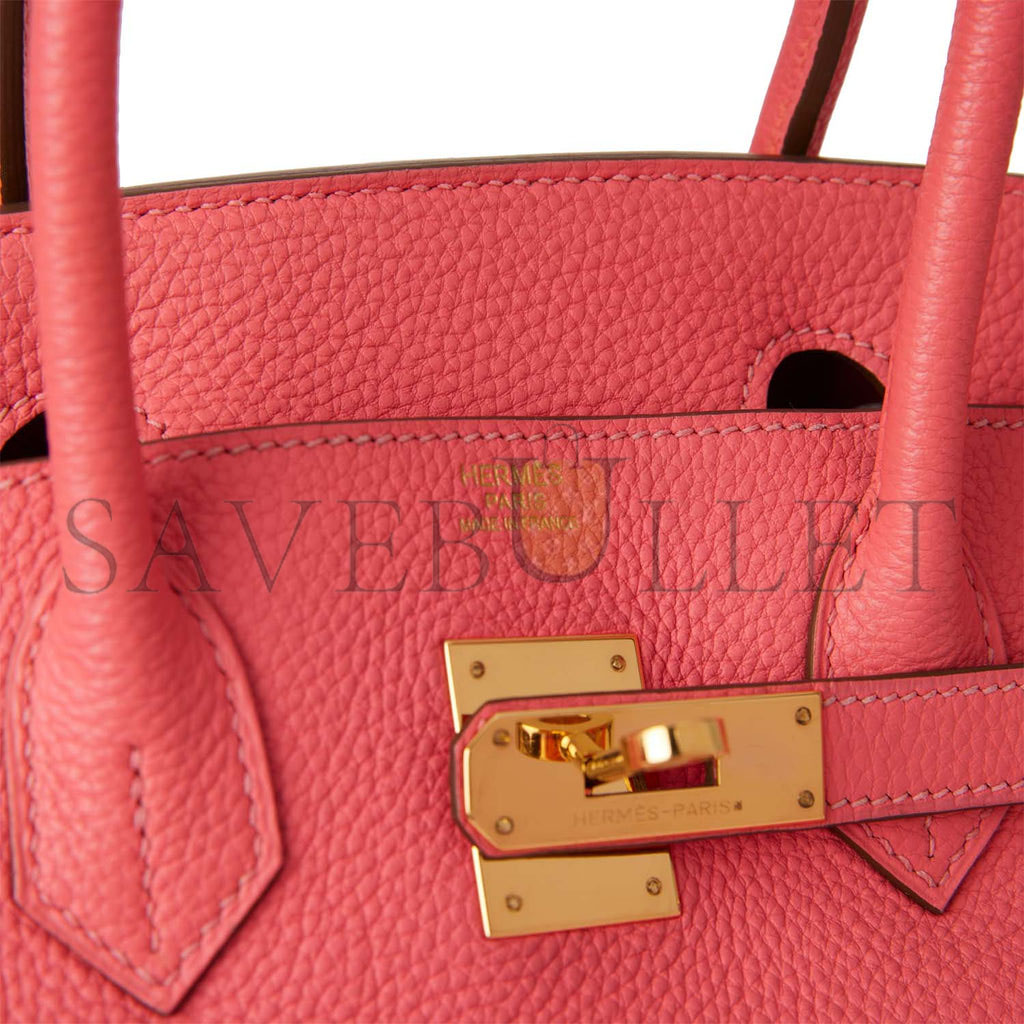 HERMES BIRKIN 30 ROSE LIPSTICK TOGO GOLD HARDWARE (30cm) HERMES BIRKIN 30 ROSE LIPSTICK TOGO GOLD HARDWARE (30cm)