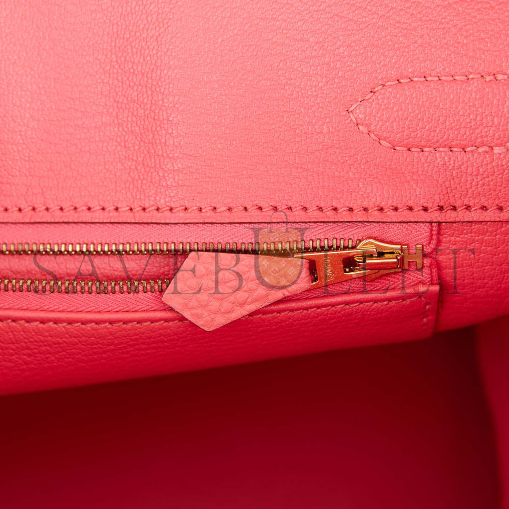 HERMES BIRKIN 30 ROSE LIPSTICK TOGO GOLD HARDWARE (30cm) HERMES BIRKIN 30 ROSE LIPSTICK TOGO GOLD HARDWARE (30cm)