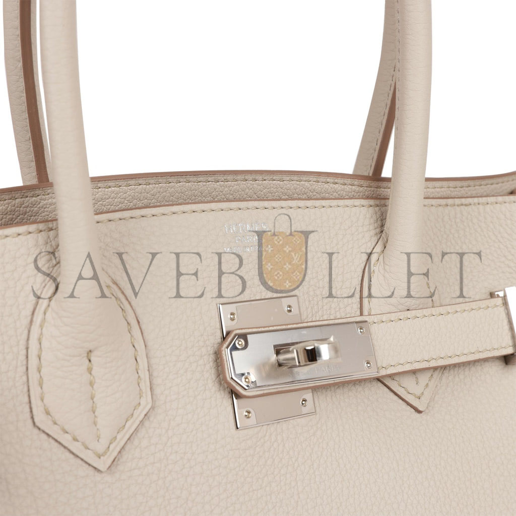 HERMES 3 EN 1 BIRKIN 30 BETON TOGO AND SWIFT PALLADIUM HARDWARE (30cm) HERMES 3 EN 1 BIRKIN 30 BETON TOGO AND SWIFT PALLADIUM HARDWARE (30cm)