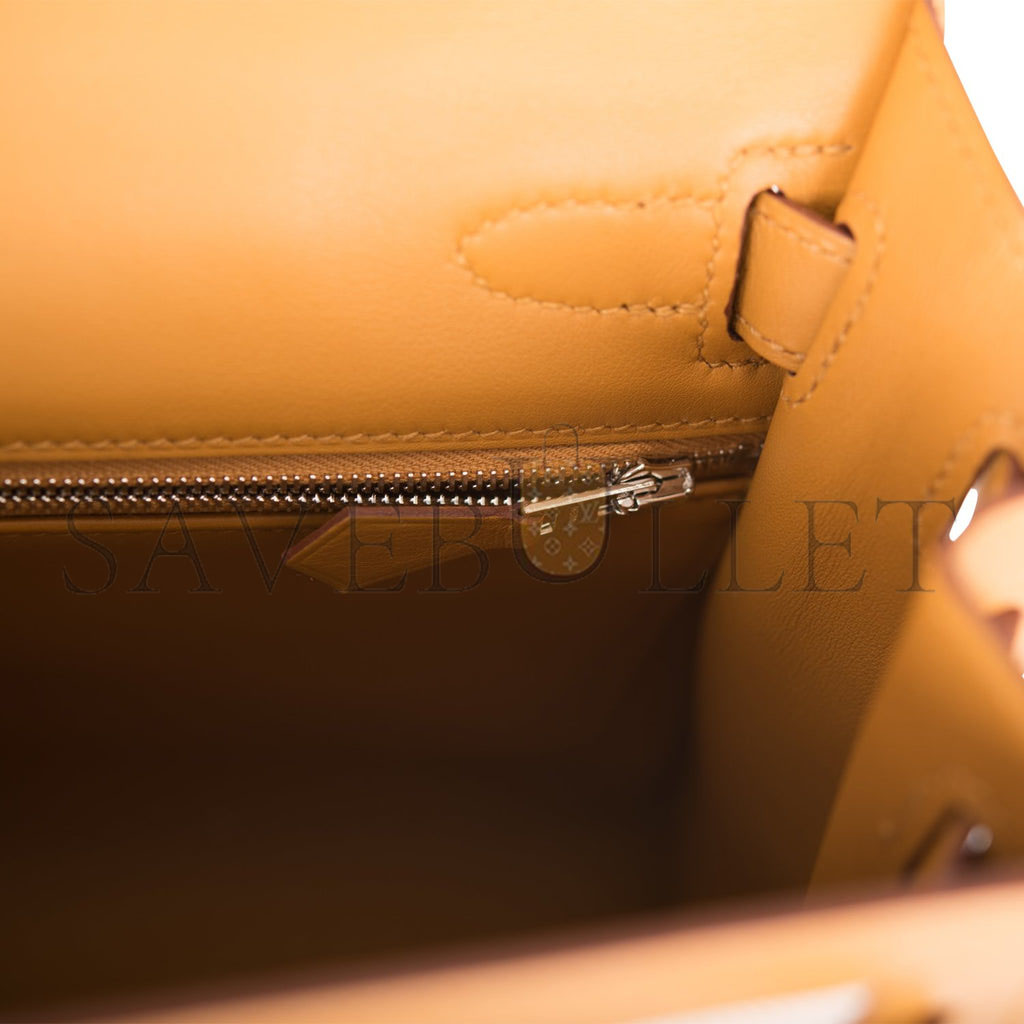 HERMES KELLY SELLIER 28 SESAME TOILE AND SWIFT PALLADIUM HARDWARE (28*22*10cm) HERMES KELLY SELLIER 28 SESAME TOILE AND SWIFT PALLADIUM HARDWARE (28*22*10cm)