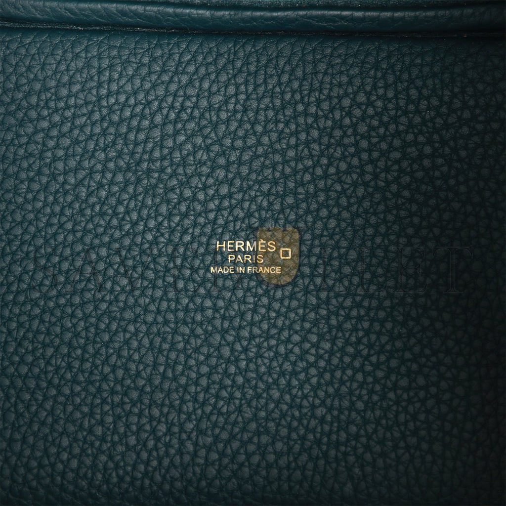 HERMES PICOTIN LOCK 18 VERT CYPRESS MATTE ALLIGATOR AND CLEMENCE TOUCH GOLD HARDWARE (18*13*18cm) HERMES PICOTIN LOCK 18 VERT CYPRESS MATTE ALLIGATOR AND CLEMENCE TOUCH GOLD HARDWARE (18*13*18cm)