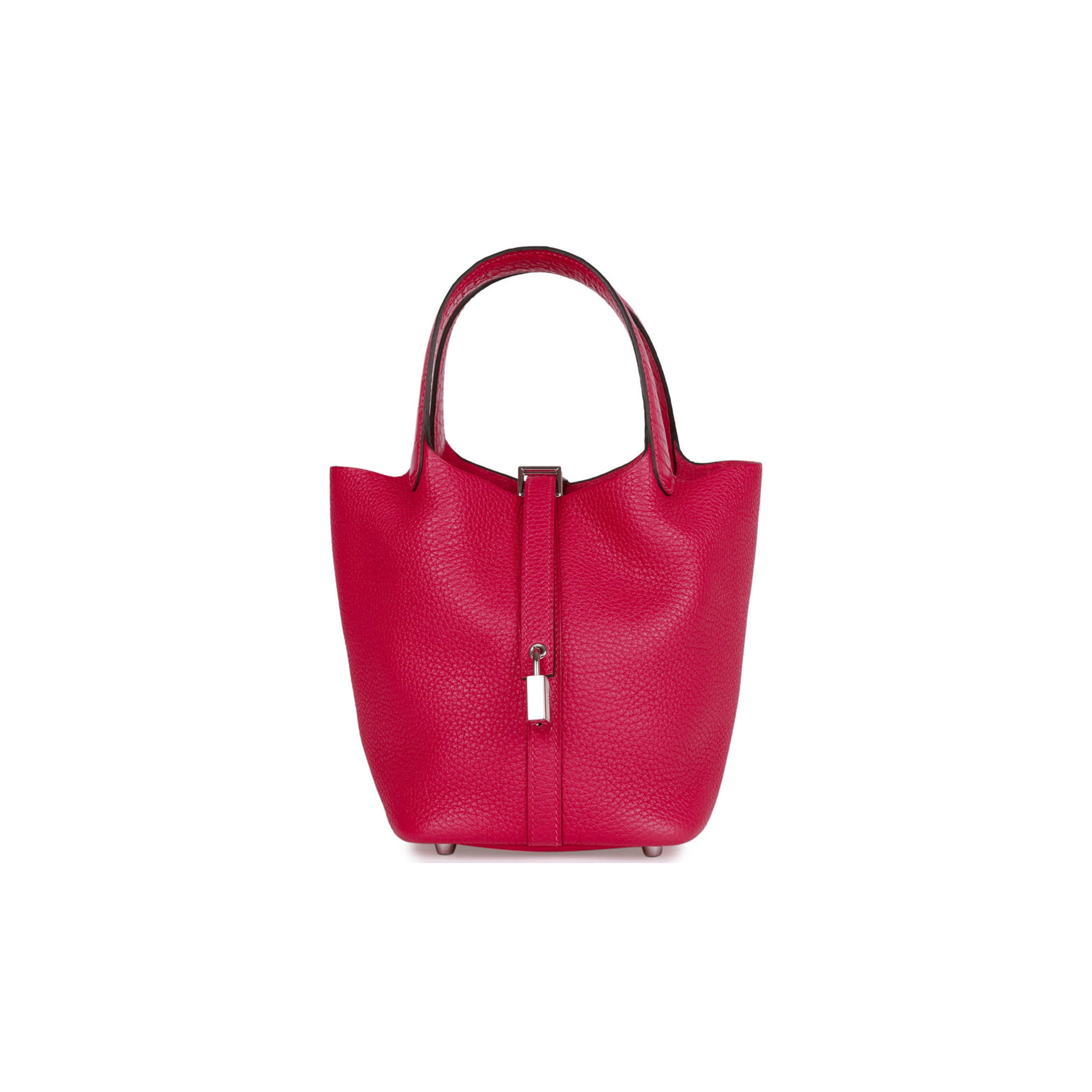 HERMES PICOTIN LOCK 18 FRAMBOISE CLEMENCE AND MATTE ALLIGATOR TOUCH PALLADIUM HARDWARE (18*13*18cm) HERMES PICOTIN LOCK 18 FRAMBOISE CLEMENCE AND MATTE ALLIGATOR TOUCH PALLADIUM HARDWARE (18*13*18cm)