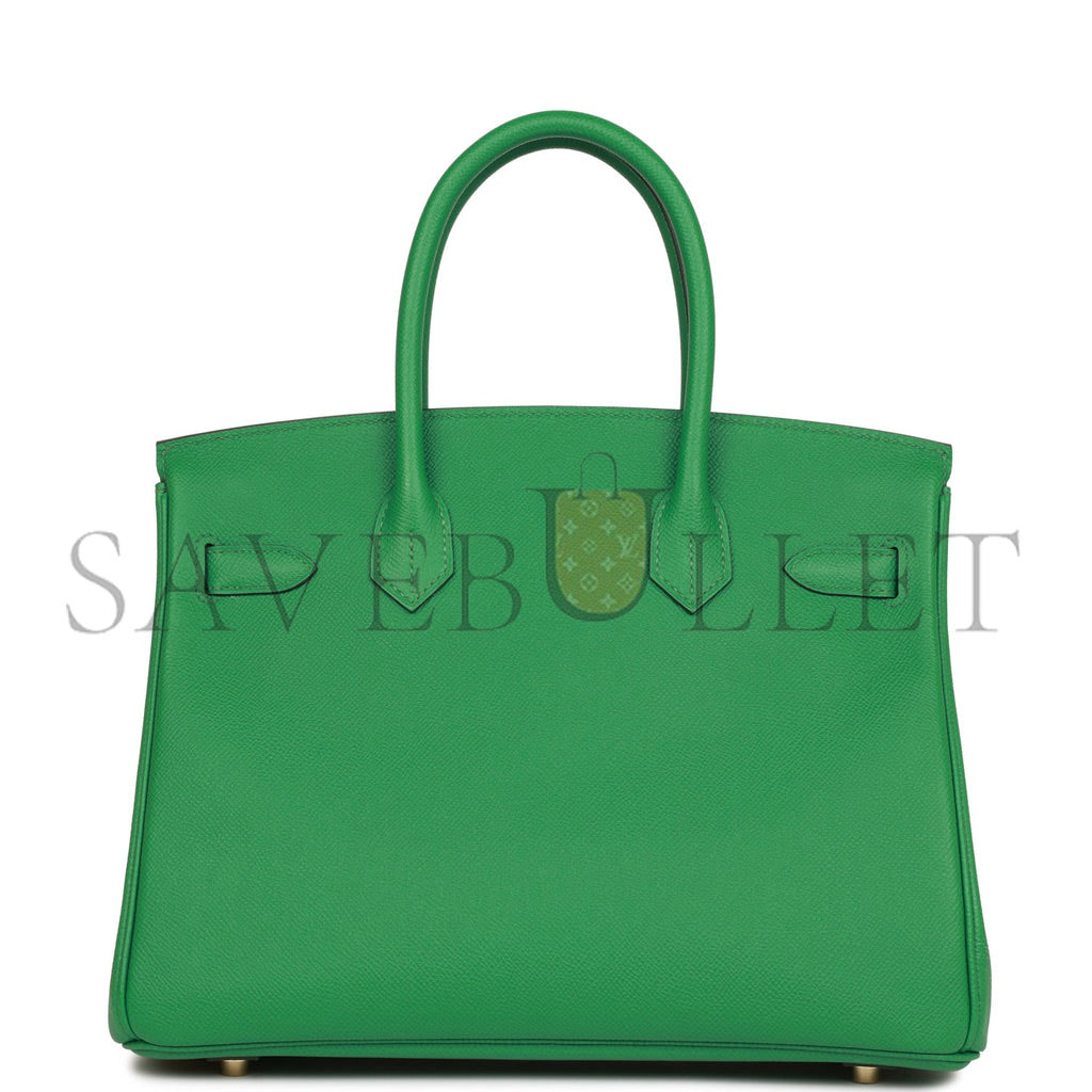 HERMES BIRKIN 30 CACTUS EPSOM GOLD HARDWARE (30cm) HERMES BIRKIN 30 CACTUS EPSOM GOLD HARDWARE (30cm)