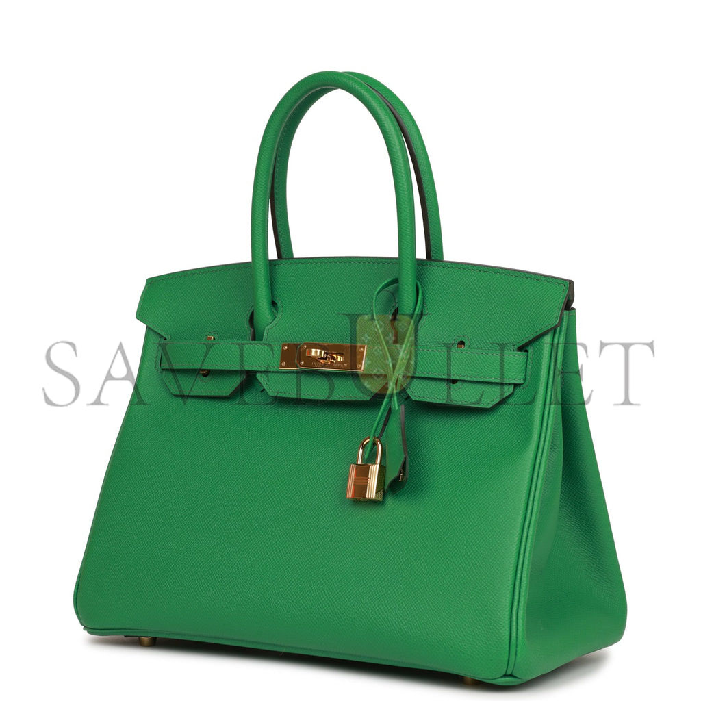 HERMES BIRKIN 30 CACTUS EPSOM GOLD HARDWARE (30cm) HERMES BIRKIN 30 CACTUS EPSOM GOLD HARDWARE (30cm)