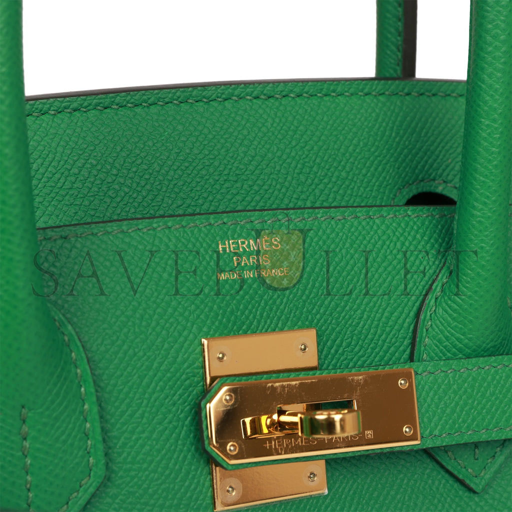 HERMES BIRKIN 30 CACTUS EPSOM GOLD HARDWARE (30cm) HERMES BIRKIN 30 CACTUS EPSOM GOLD HARDWARE (30cm)