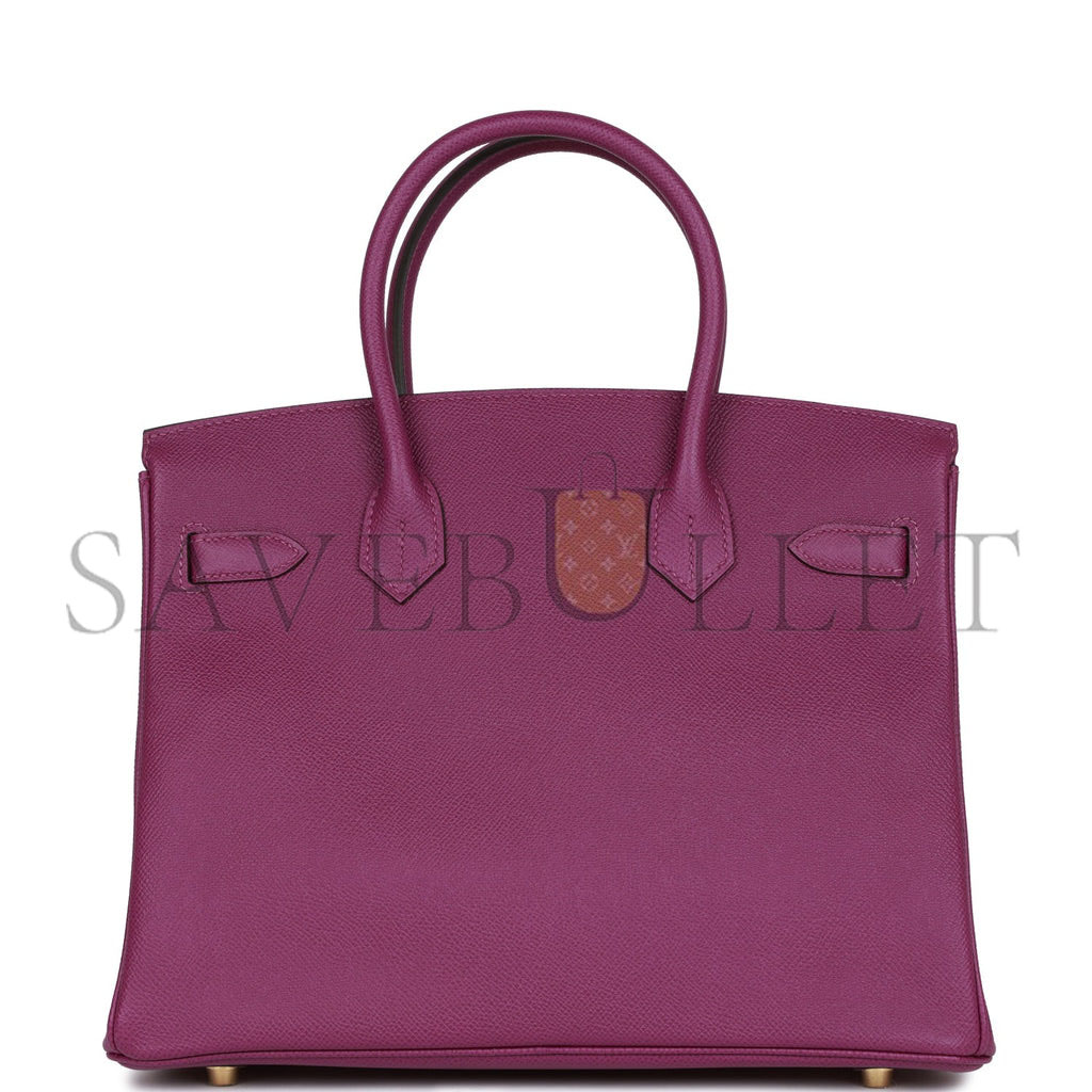 HERMES BIRKIN 30 ANEMONE EPSOM GOLD HARDWARE (30cm) HERMES BIRKIN 30 ANEMONE EPSOM GOLD HARDWARE (30cm)