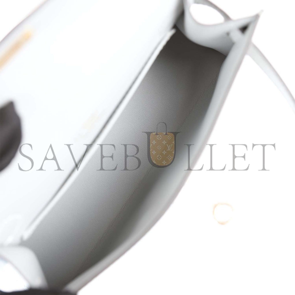 HERMES SPECIAL ORDER (HSS) KELLY MINI SELLIER 20 CASAQUE BLEU BRUME AND GRIS MEYER EPSOM PERMABRASS HARDWARE (19*12*5.5cm) HERMES SPECIAL ORDER (HSS) KELLY MINI SELLIER 20 CASAQUE BLEU BRUME AND GRIS MEYER EPSOM PERMABRASS HARDWARE (19*12*5.5cm)