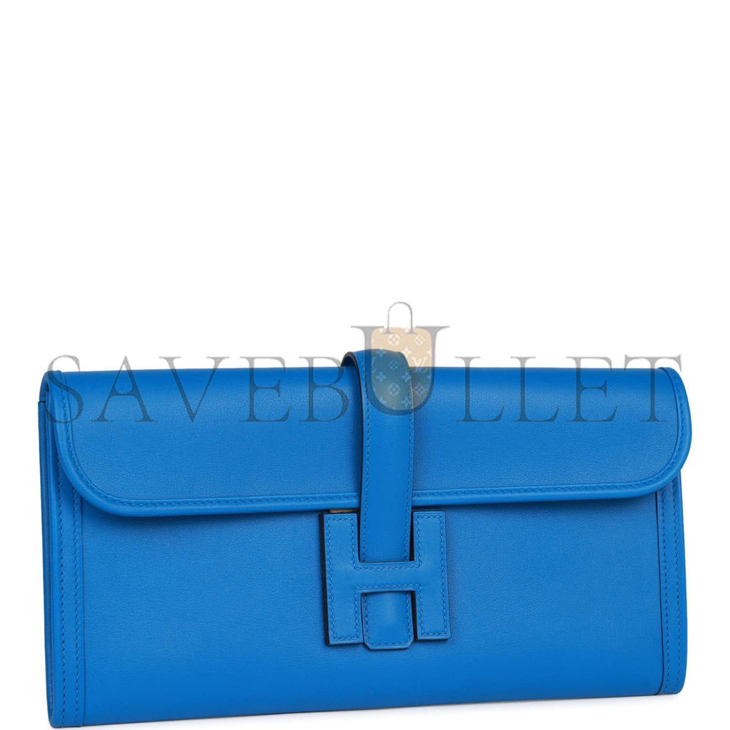 HERMES JIGE ELAN 29 BLEU ZELLIGE SWIFT (29cm) HERMES JIGE ELAN 29 BLEU ZELLIGE SWIFT (29cm)