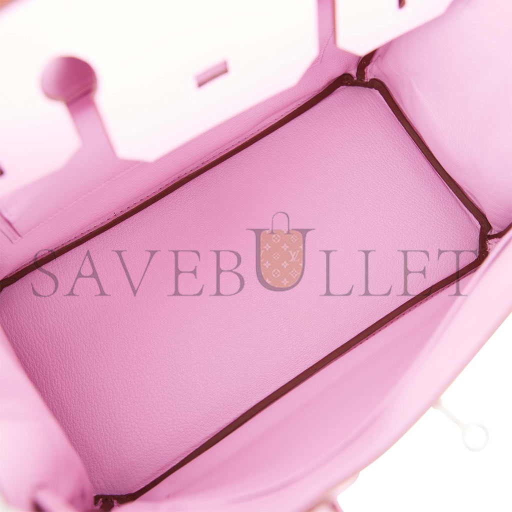 HERMES BIRKIN 30 MAUVE SYLVESTRE EPSOM PALLADIUM HARDWARE (30cm) HERMES BIRKIN 30 MAUVE SYLVESTRE EPSOM PALLADIUM HARDWARE (30cm)