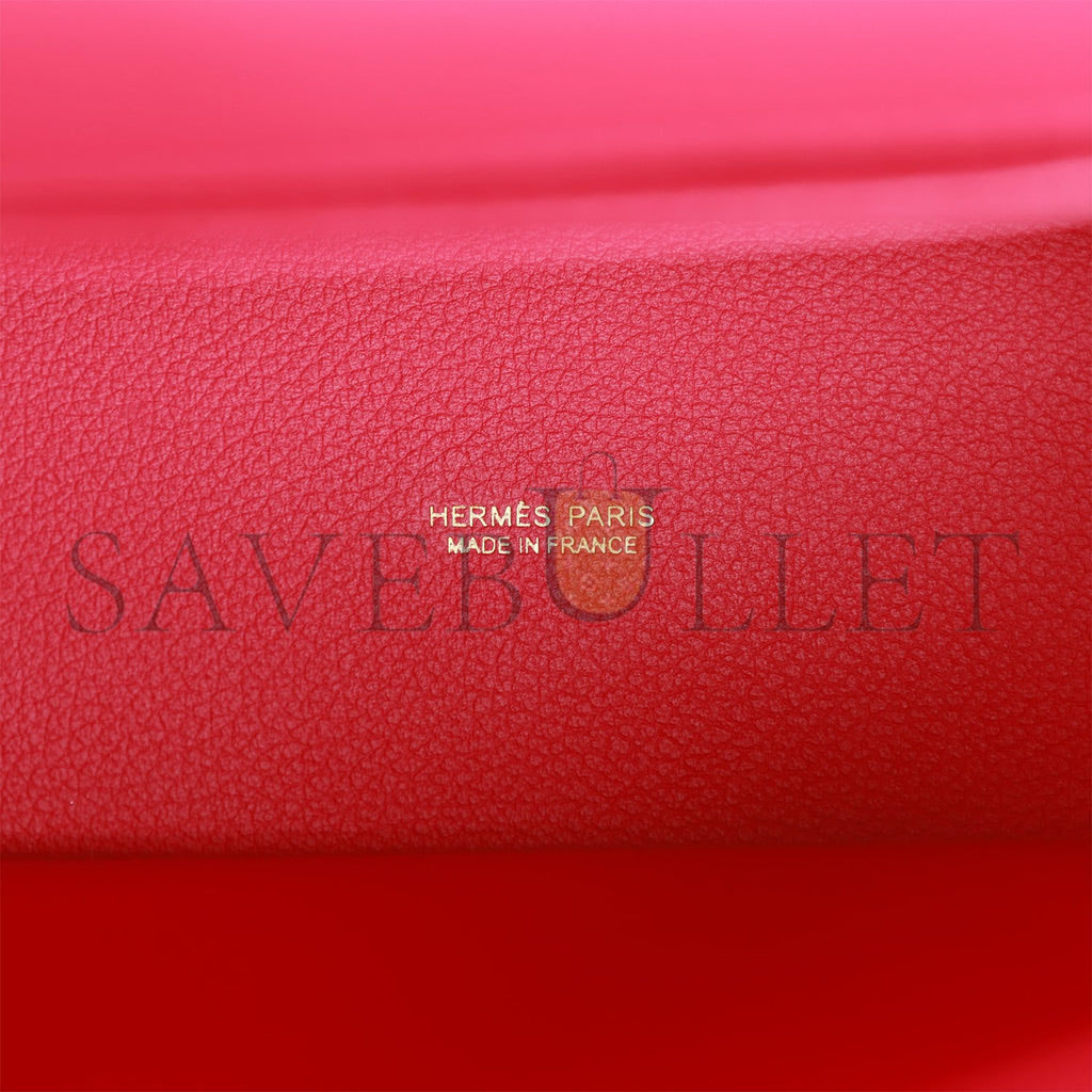 HERMES KELLY DANSE FRAMBOISE EVERCOLOR GOLD HARDWARE (22*16*7cm) HERMES KELLY DANSE FRAMBOISE EVERCOLOR GOLD HARDWARE (22*16*7cm)