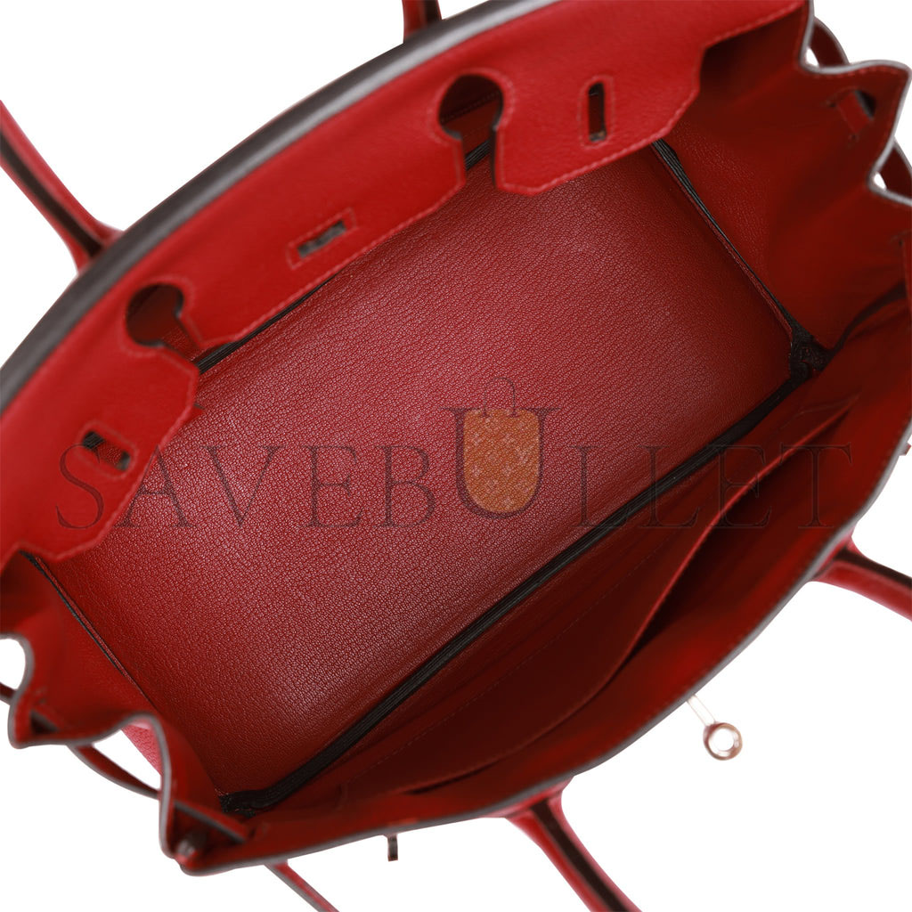 HERMES BIRKIN 30 ROUGE IMPERIAL TOGO PALLADIUM HARDWARE (30cm) HERMES BIRKIN 30 ROUGE IMPERIAL TOGO PALLADIUM HARDWARE (30cm)