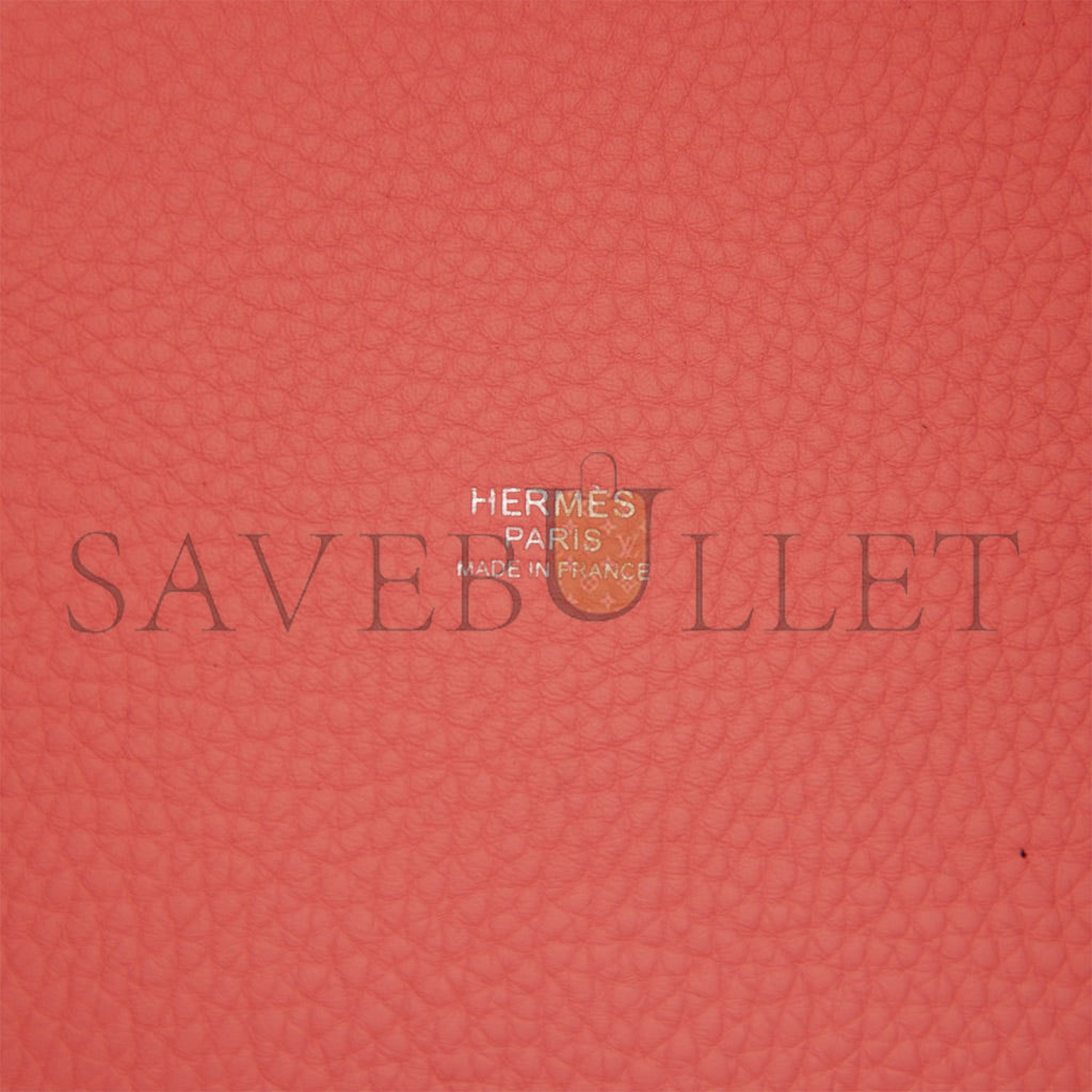 HERMES PICOTIN LOCK 18 ROSE SAKURA CLEMENCE PALLADIUM HARDWARE (18*13*18cm) HERMES PICOTIN LOCK 18 ROSE SAKURA CLEMENCE PALLADIUM HARDWARE (18*13*18cm)