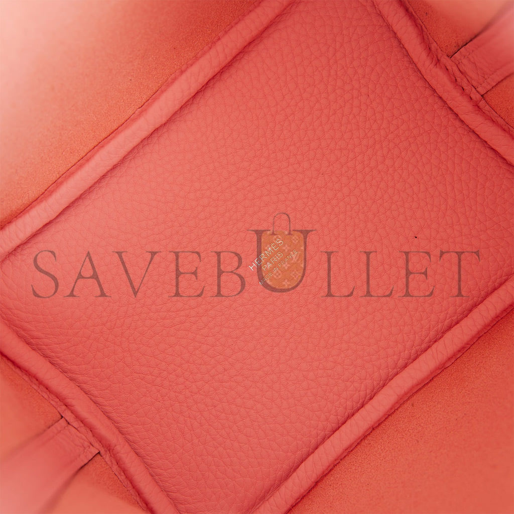 HERMES PICOTIN LOCK 18 ROSE SAKURA CLEMENCE PALLADIUM HARDWARE (18*13*18cm) HERMES PICOTIN LOCK 18 ROSE SAKURA CLEMENCE PALLADIUM HARDWARE (18*13*18cm)