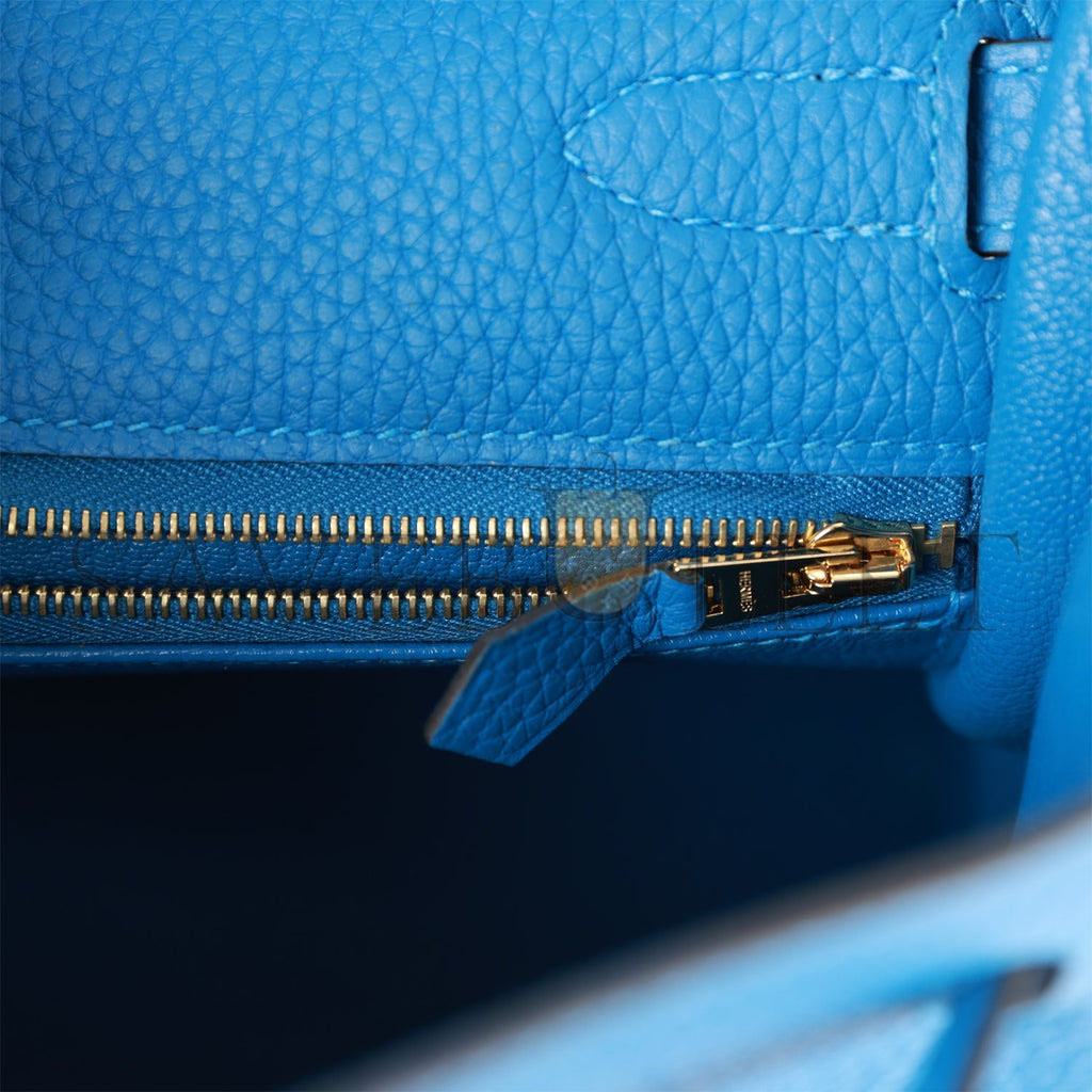 HERMES KELLY RETOURNE 32 MYKONOS CLEMENCE GOLD HARDWARE (32*23*10.5cm) HERMES KELLY RETOURNE 32 MYKONOS CLEMENCE GOLD HARDWARE (32*23*10.5cm)