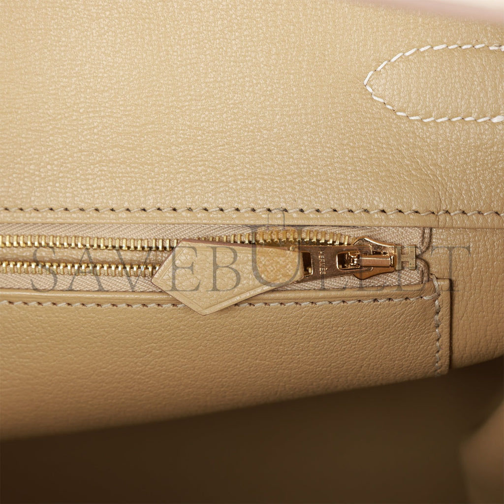 HERMES SPECIAL ORDER (HSS) BIRKIN 35 CRAIE AND TRENCH CLEMENCE BRUSHED GOLD HARDWARE (35*25*18cm) HERMES SPECIAL ORDER (HSS) BIRKIN 35 CRAIE AND TRENCH CLEMENCE BRUSHED GOLD HARDWARE (35*25*18cm)