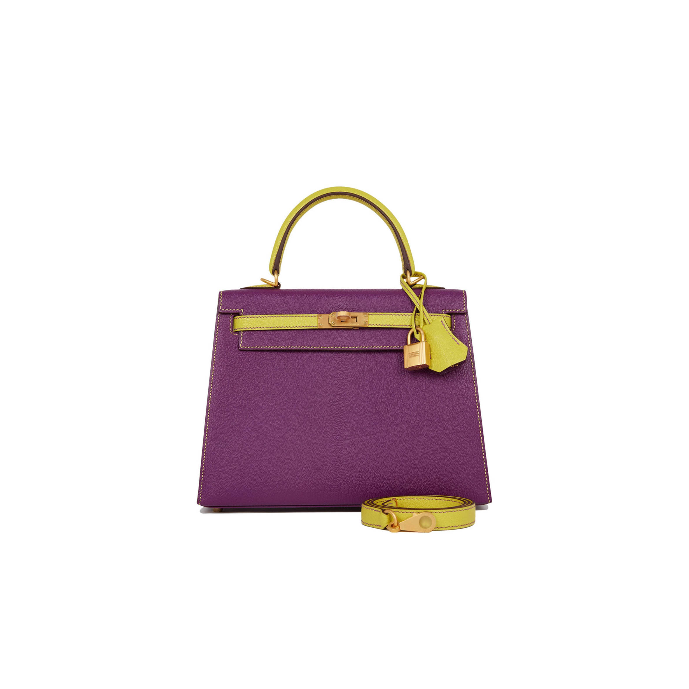 HERMES SPECIAL ORDER (HSS) KELLY SELLIER 25 ANEMONE AND LIME CHEVRE BRUSHED GOLD HARDWARE HANDMADE (25*17*7) HERMES SPECIAL ORDER (HSS) KELLY SELLIER 25 ANEMONE AND LIME CHEVRE BRUSHED GOLD HARDWARE HANDMADE (25*17*7)