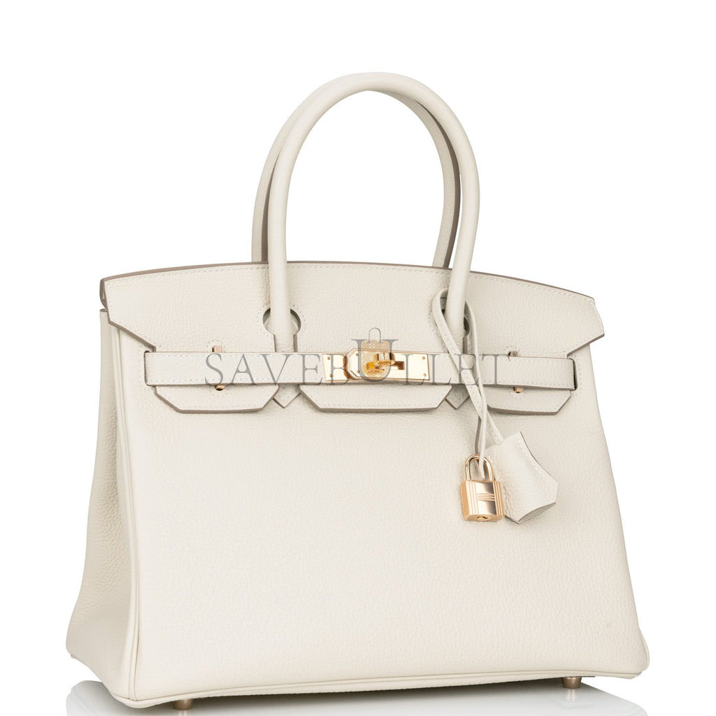 HERMES BIRKIN 30 CRAIE TOGO ROSE GOLD HARDWARE (30cm) HERMES BIRKIN 30 CRAIE TOGO ROSE GOLD HARDWARE (30cm)