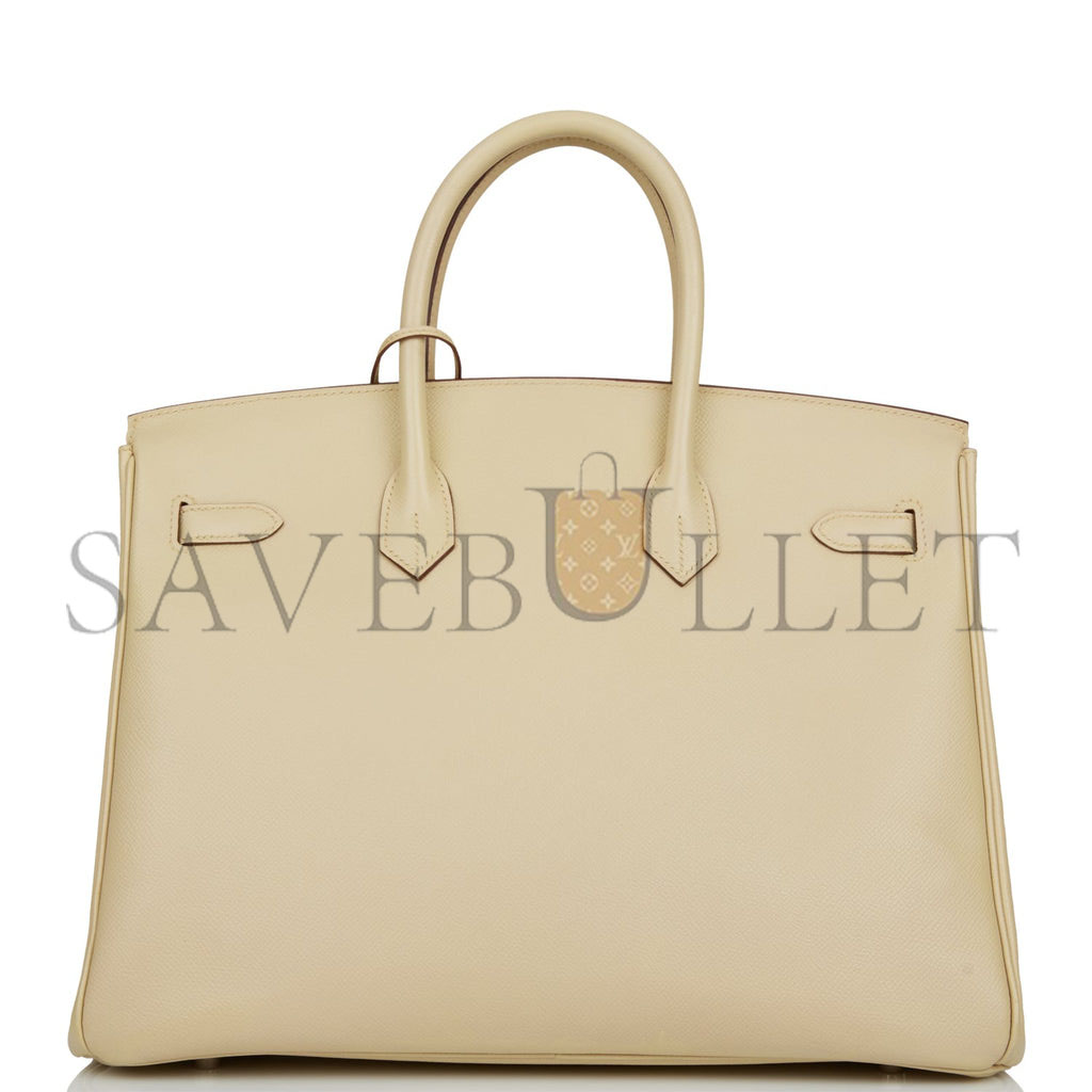 HERMES BIRKIN 35 PARCHEMIN EPSOM PALLADIUM HARDWARE (35cm) HERMES BIRKIN 35 PARCHEMIN EPSOM PALLADIUM HARDWARE (35cm)