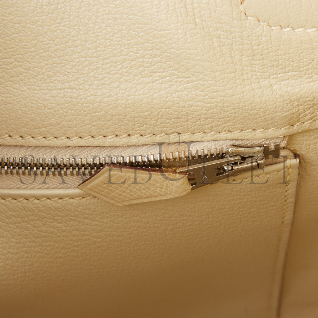 HERMES BIRKIN 35 PARCHEMIN EPSOM PALLADIUM HARDWARE (35cm) HERMES BIRKIN 35 PARCHEMIN EPSOM PALLADIUM HARDWARE (35cm)