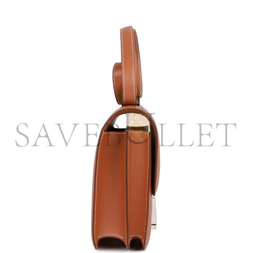HERMES CONSTANCE 24 GOLD MADAME AND LIZARD PALLADIUM HARDWARE 39820978618462 (24cm) HERMES CONSTANCE 24 GOLD MADAME AND LIZARD PALLADIUM HARDWARE 39820978618462 (24cm)