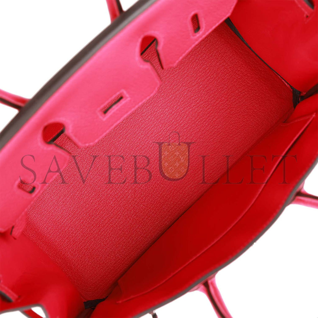 HERMES BIRKIN 25 ROSE MEXICO TOGO PALLADIUM HARDWARE (25cm) HERMES BIRKIN 25 ROSE MEXICO TOGO PALLADIUM HARDWARE (25cm)