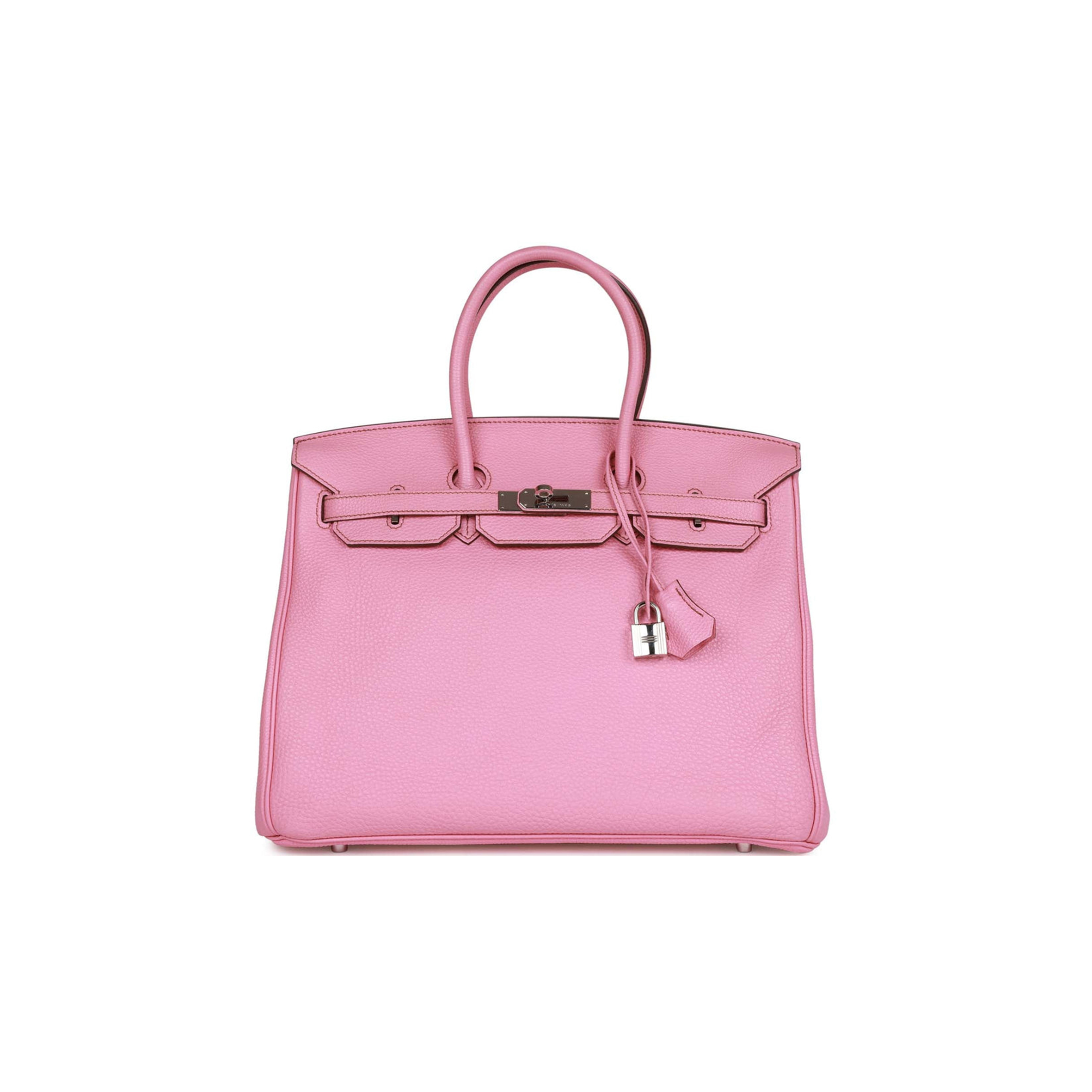HERMES BIRKIN 35 BUBBLEGUM TOGO PALLADIUM HARDWARE (35cm) HERMES BIRKIN 35 BUBBLEGUM TOGO PALLADIUM HARDWARE (35cm)