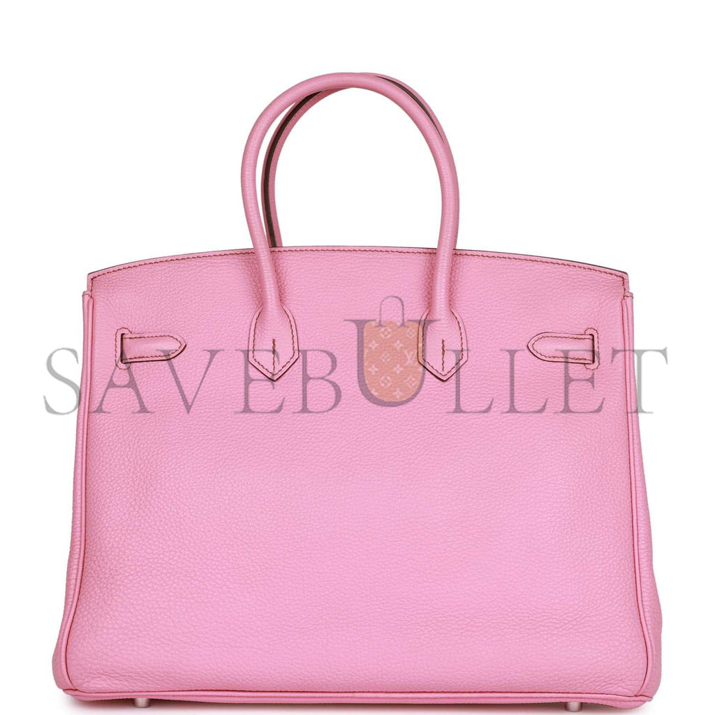 HERMES BIRKIN 35 BUBBLEGUM TOGO PALLADIUM HARDWARE (35cm) HERMES BIRKIN 35 BUBBLEGUM TOGO PALLADIUM HARDWARE (35cm)