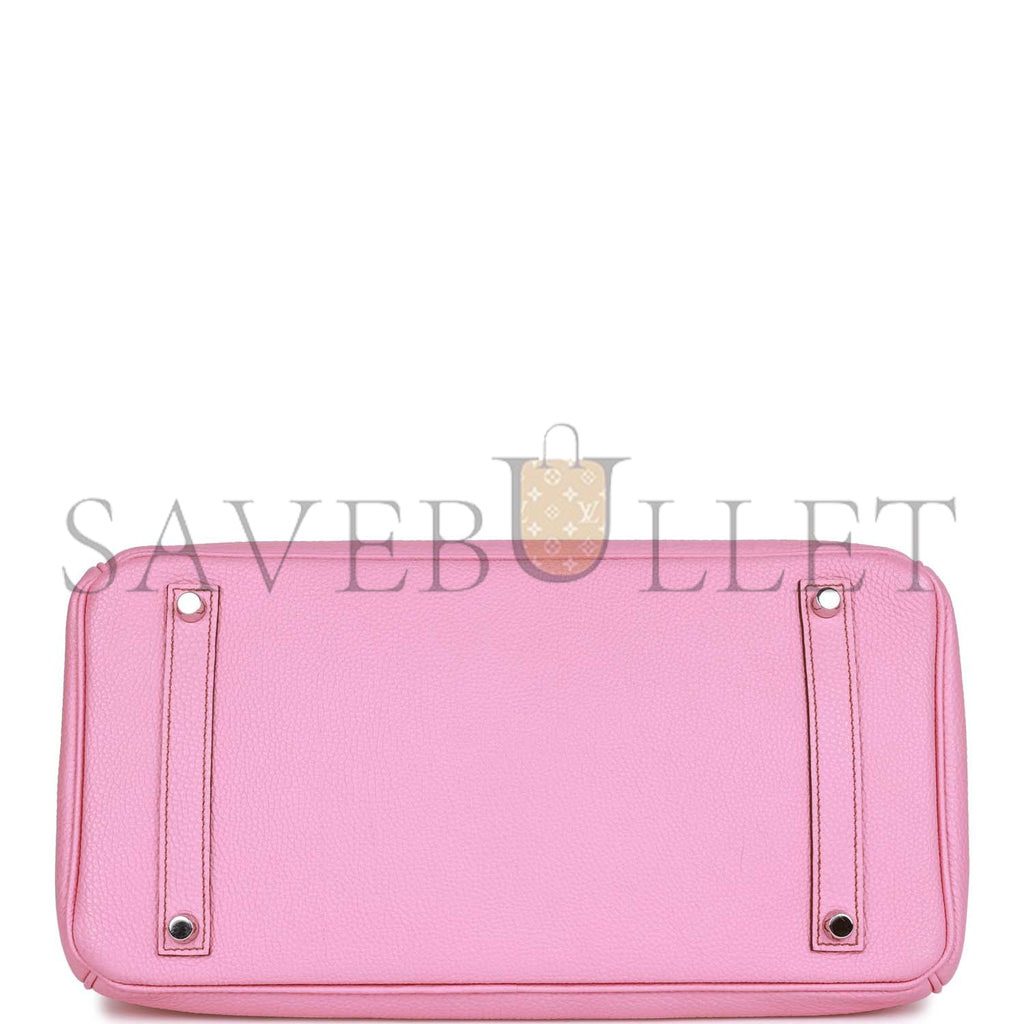 HERMES BIRKIN 35 BUBBLEGUM TOGO PALLADIUM HARDWARE (35cm) HERMES BIRKIN 35 BUBBLEGUM TOGO PALLADIUM HARDWARE (35cm)