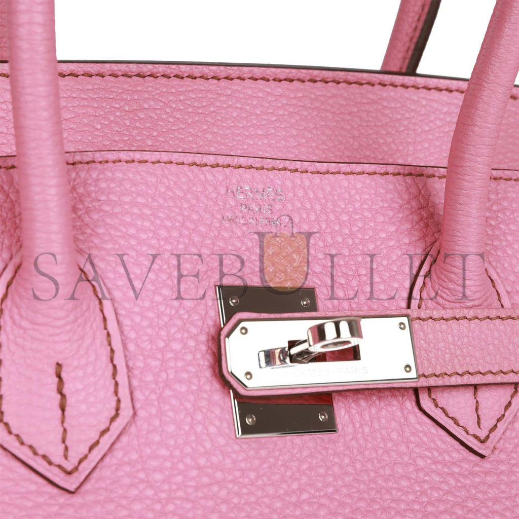 HERMES BIRKIN 35 BUBBLEGUM TOGO PALLADIUM HARDWARE (35cm) HERMES BIRKIN 35 BUBBLEGUM TOGO PALLADIUM HARDWARE (35cm)
