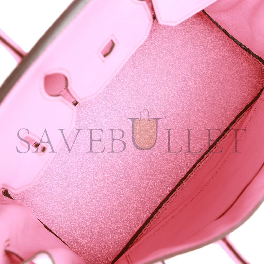 HERMES BIRKIN 35 BUBBLEGUM TOGO PALLADIUM HARDWARE (35cm) HERMES BIRKIN 35 BUBBLEGUM TOGO PALLADIUM HARDWARE (35cm)