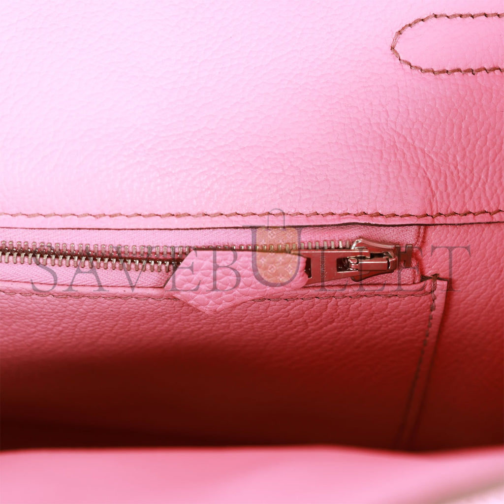 HERMES BIRKIN 35 BUBBLEGUM TOGO PALLADIUM HARDWARE (35cm) HERMES BIRKIN 35 BUBBLEGUM TOGO PALLADIUM HARDWARE (35cm)