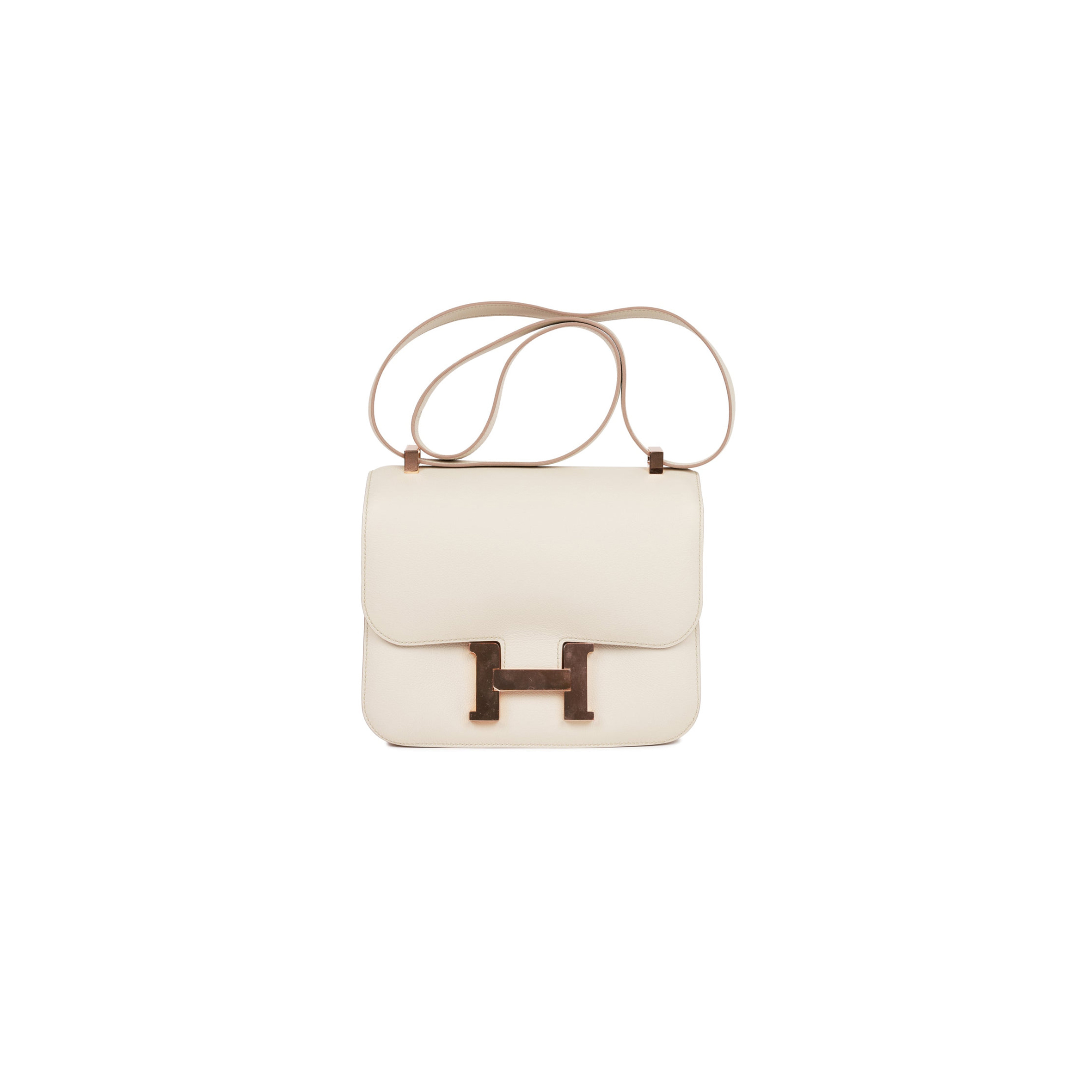 HERMES CONSTANCE 24 GRIS PERLE EVERCOLOR ROSE GOLD HARDWARE 39830448537694 (24cm) HERMES CONSTANCE 24 GRIS PERLE EVERCOLOR ROSE GOLD HARDWARE 39830448537694 (24cm)