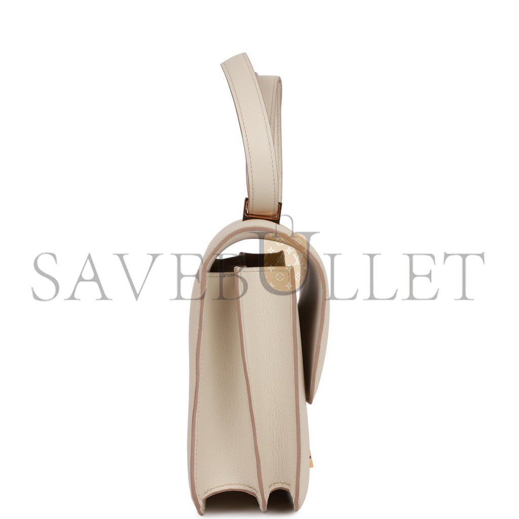 HERMES CONSTANCE 24 GRIS PERLE EVERCOLOR ROSE GOLD HARDWARE 39830448537694 (24cm) HERMES CONSTANCE 24 GRIS PERLE EVERCOLOR ROSE GOLD HARDWARE 39830448537694 (24cm)