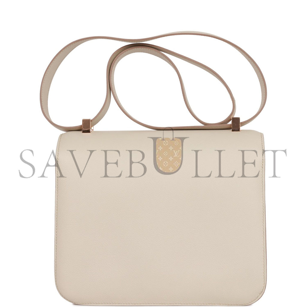 HERMES CONSTANCE 24 GRIS PERLE EVERCOLOR ROSE GOLD HARDWARE 39830448537694 (24cm) HERMES CONSTANCE 24 GRIS PERLE EVERCOLOR ROSE GOLD HARDWARE 39830448537694 (24cm)