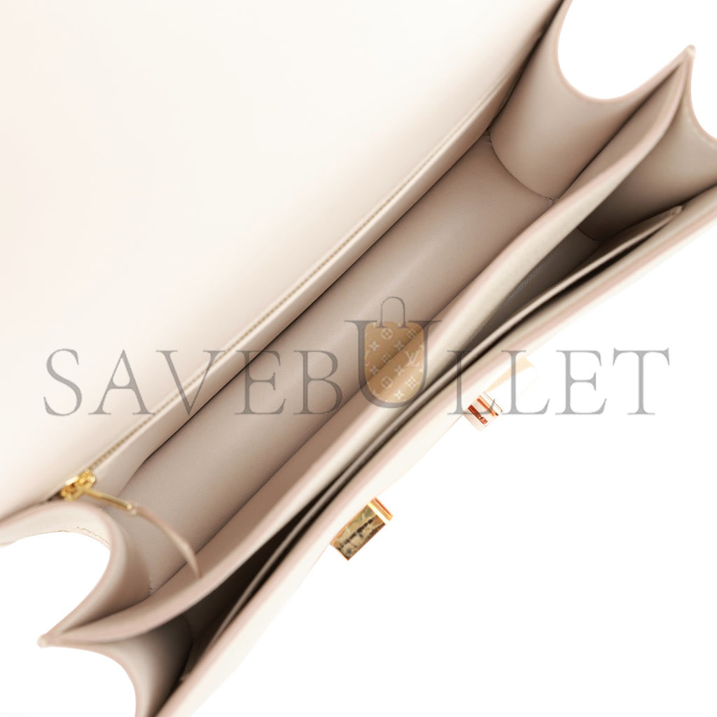 HERMES CONSTANCE 24 GRIS PERLE EVERCOLOR ROSE GOLD HARDWARE 39830448537694 (24cm) HERMES CONSTANCE 24 GRIS PERLE EVERCOLOR ROSE GOLD HARDWARE 39830448537694 (24cm)