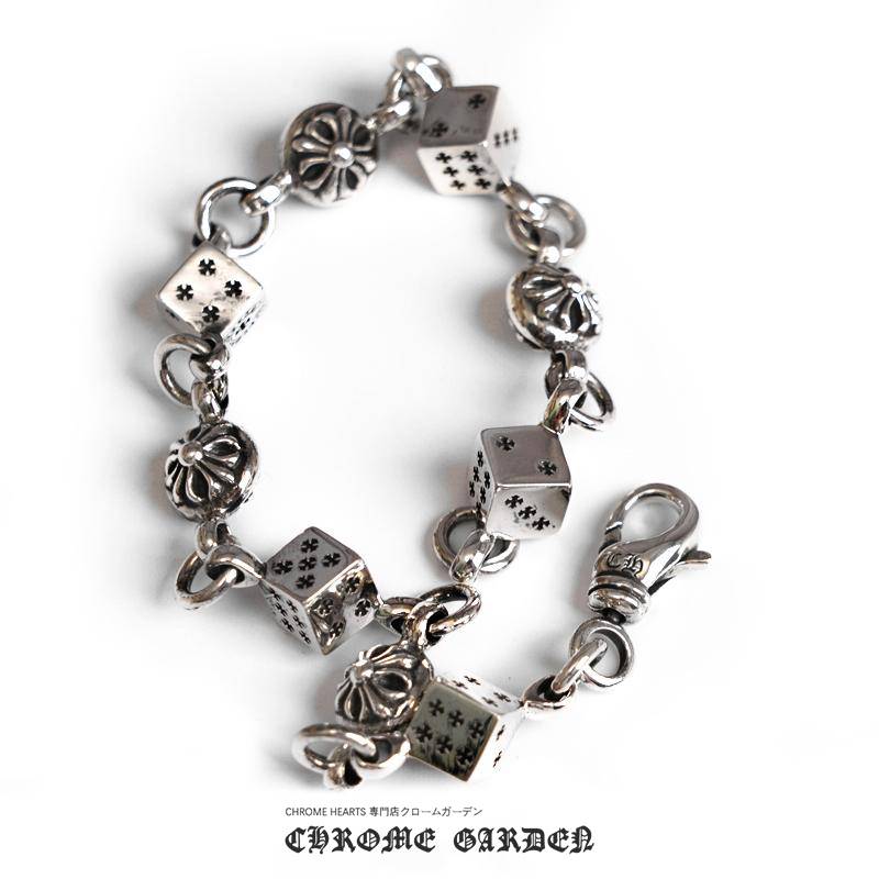 CHROME HEARTS DICE AND CROSSBALL BRACELET CHROME HEARTS DICE AND CROSSBALL BRACELET