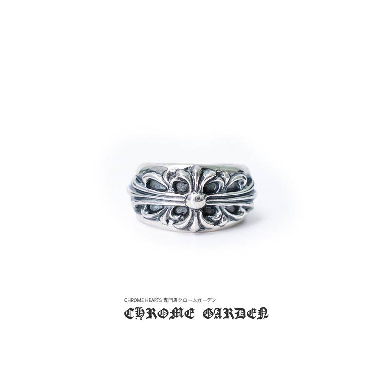 CHROME HEARTS FLORAL CROSS RING CHROME HEARTS FLORAL CROSS RING