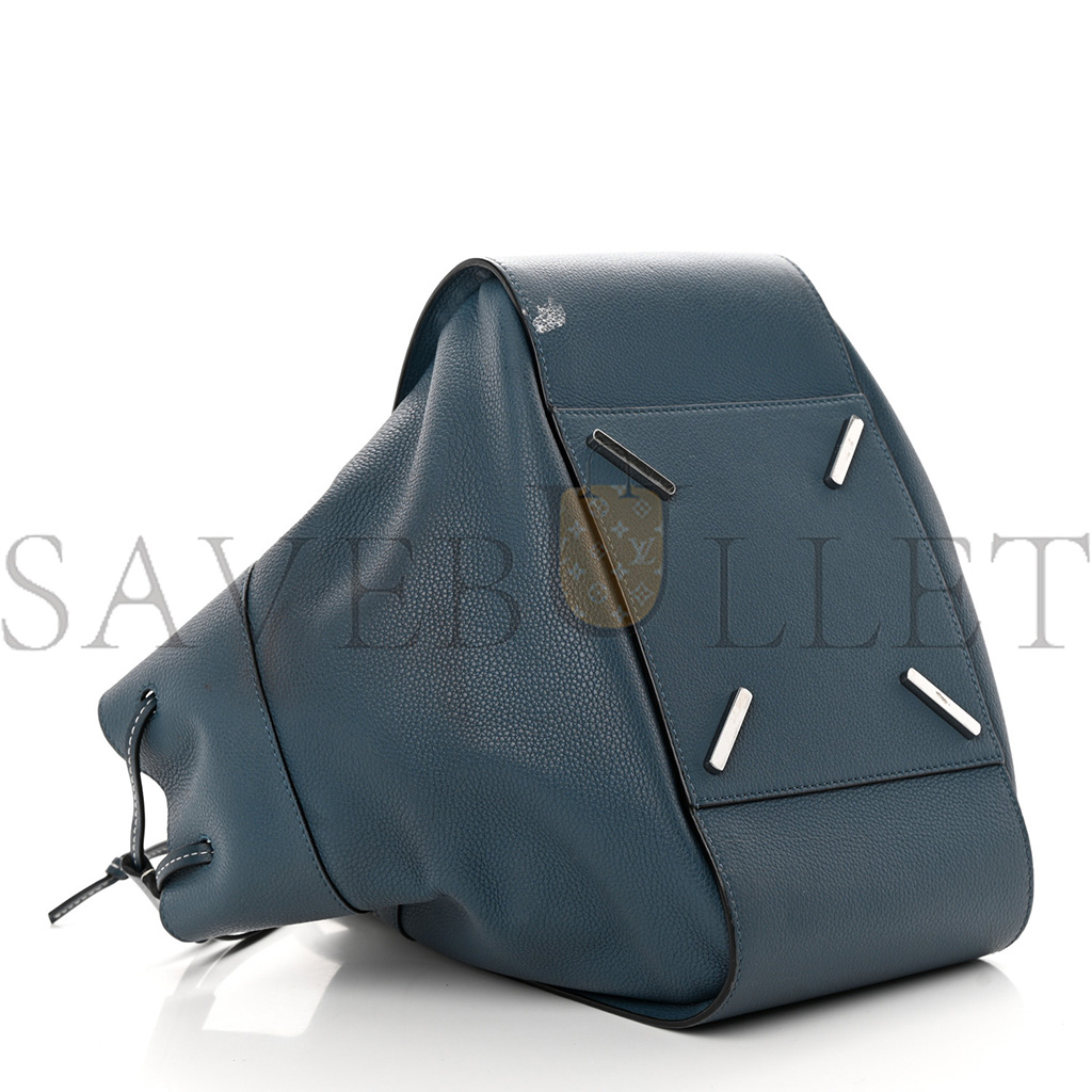 LOEWE CALFSKIN SMALL HAMMOCK SHOULDER BAG MARINE (30*25*13.5) LOEWE CALFSKIN SMALL HAMMOCK SHOULDER BAG MARINE (30*25*13.5)
