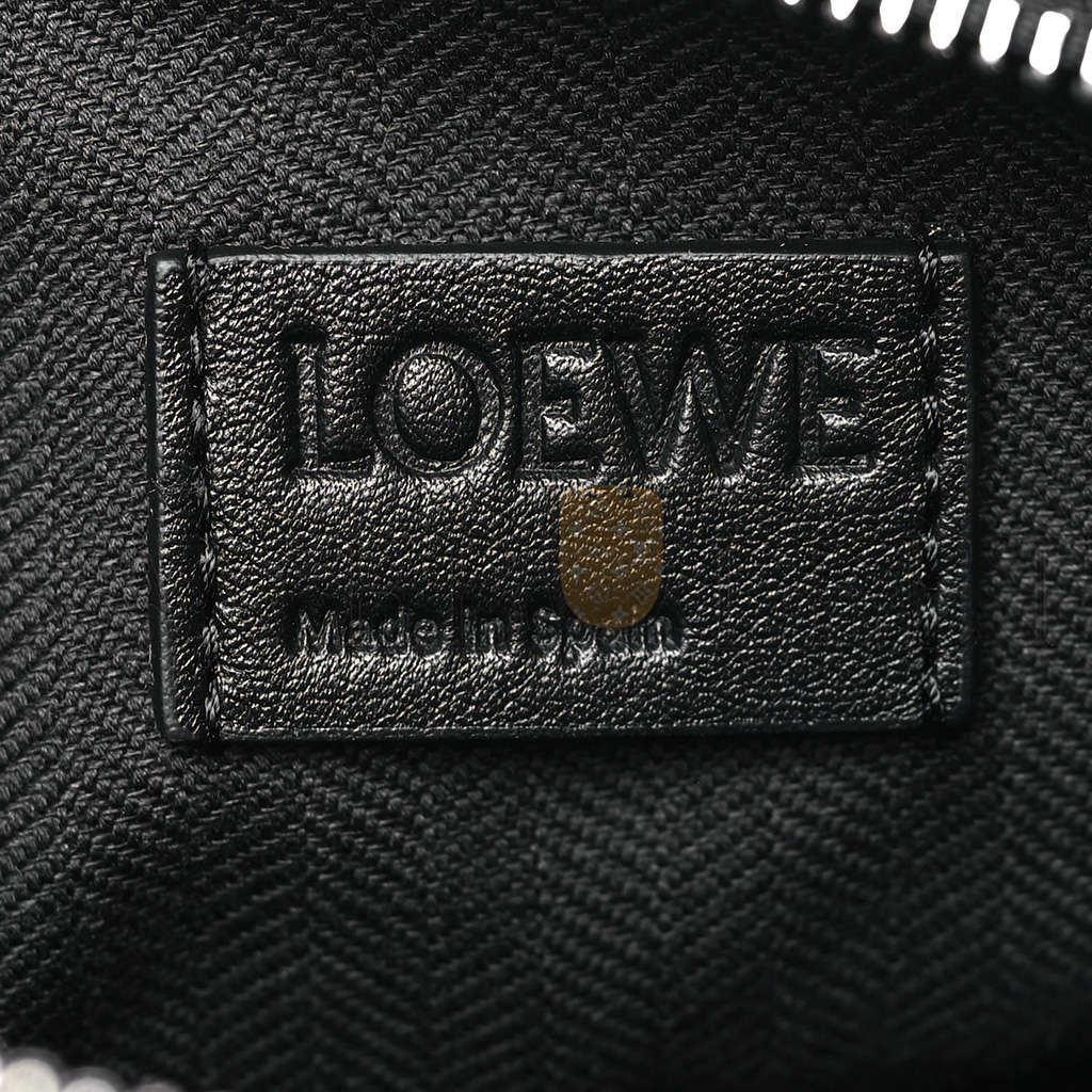 LOEWE SUPPLE SMOOTH CALFSKIN JACQUARD SMALL CUBI BAG BLACK (23*21*11cm) LOEWE SUPPLE SMOOTH CALFSKIN JACQUARD SMALL CUBI BAG BLACK (23*21*11cm)