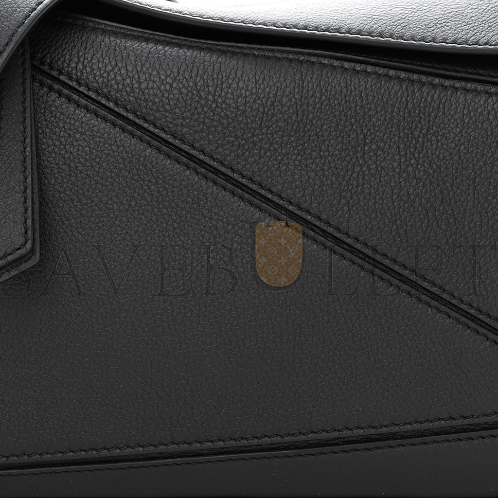 LOEWE CALFSKIN SMALL PUZZLE BAG BLACK (24*16.5*10.5cm) LOEWE CALFSKIN SMALL PUZZLE BAG BLACK (24*16.5*10.5cm)