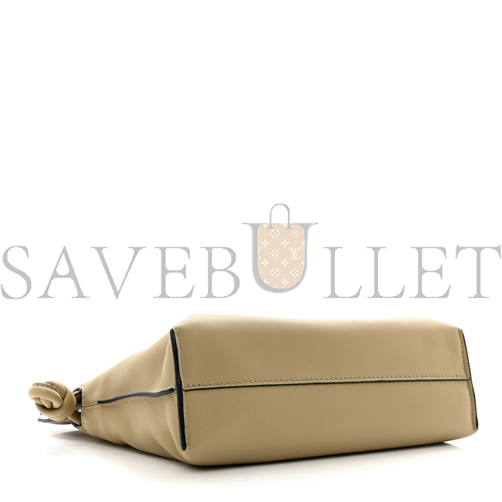 LOEWE CALFSKIN MINI FLAMENCO KNOT BAG LIGHT MAUVE (23*18*7cm) LOEWE CALFSKIN MINI FLAMENCO KNOT BAG LIGHT MAUVE (23*18*7cm)
