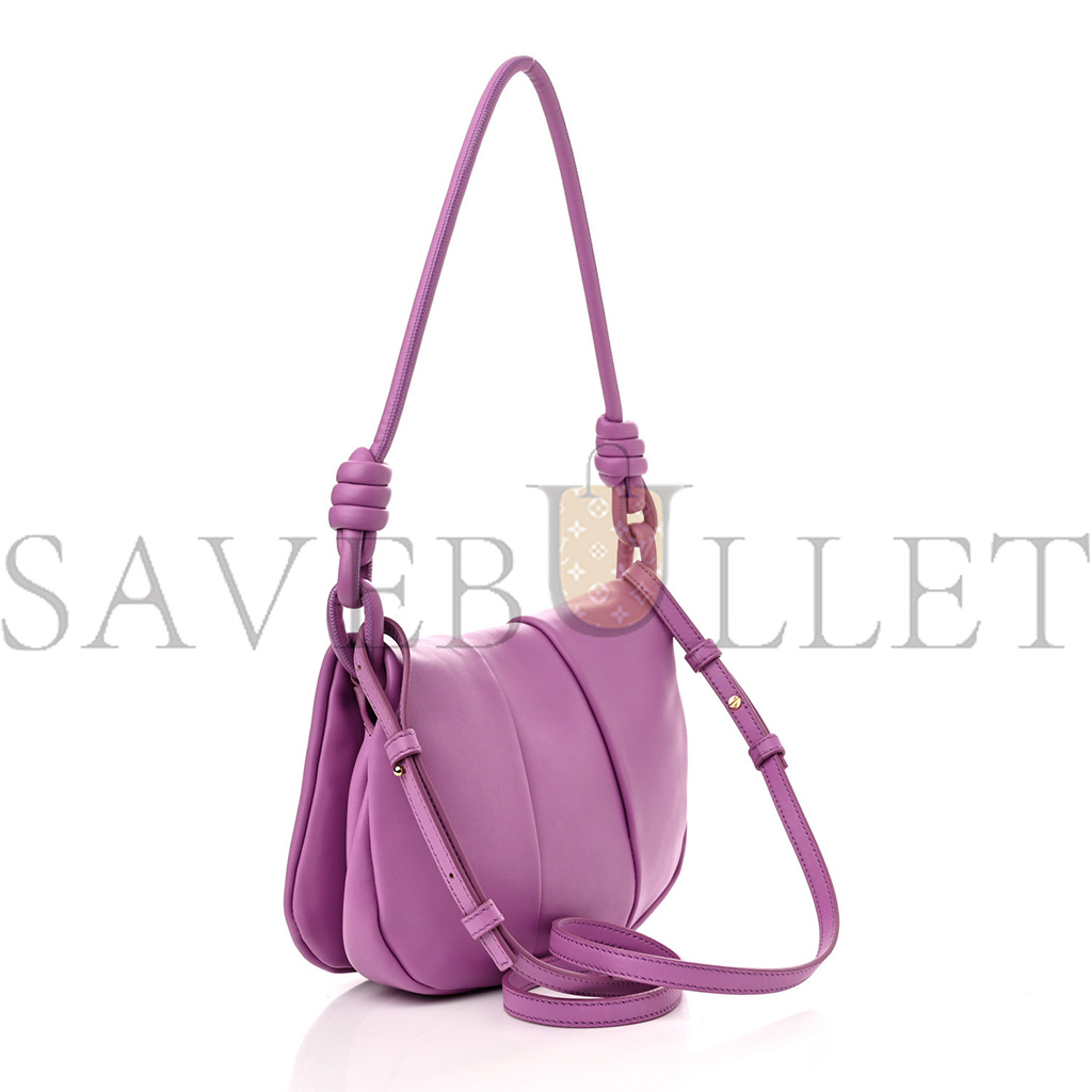 LOEWE SHINY NAPPA CALFSKIN PASEO SATCHEL ROCKROSE (25*17*8cm) LOEWE SHINY NAPPA CALFSKIN PASEO SATCHEL ROCKROSE (25*17*8cm)