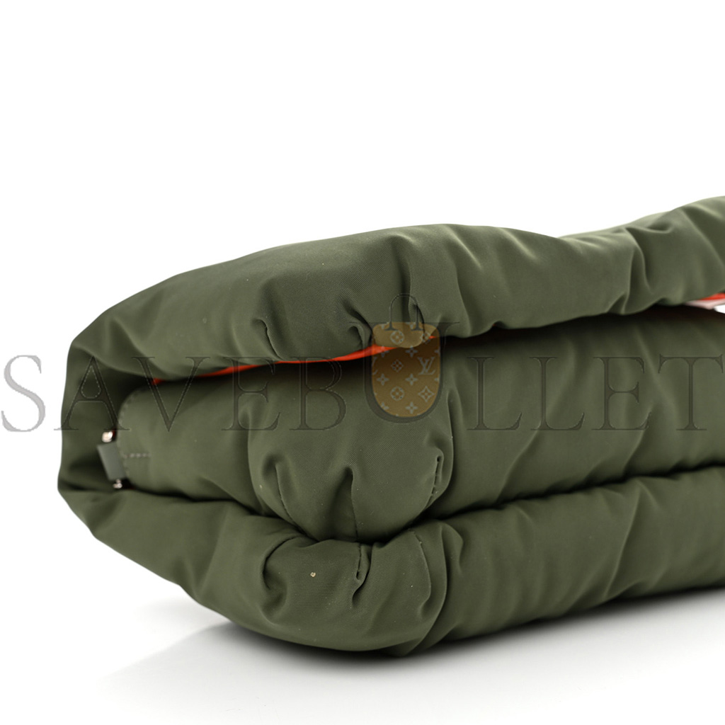 LOEWE NYLON MINI GOYA PUFFER BAG VINTAGE KHAKI (19*13*6cm) LOEWE NYLON MINI GOYA PUFFER BAG VINTAGE KHAKI (19*13*6cm)
