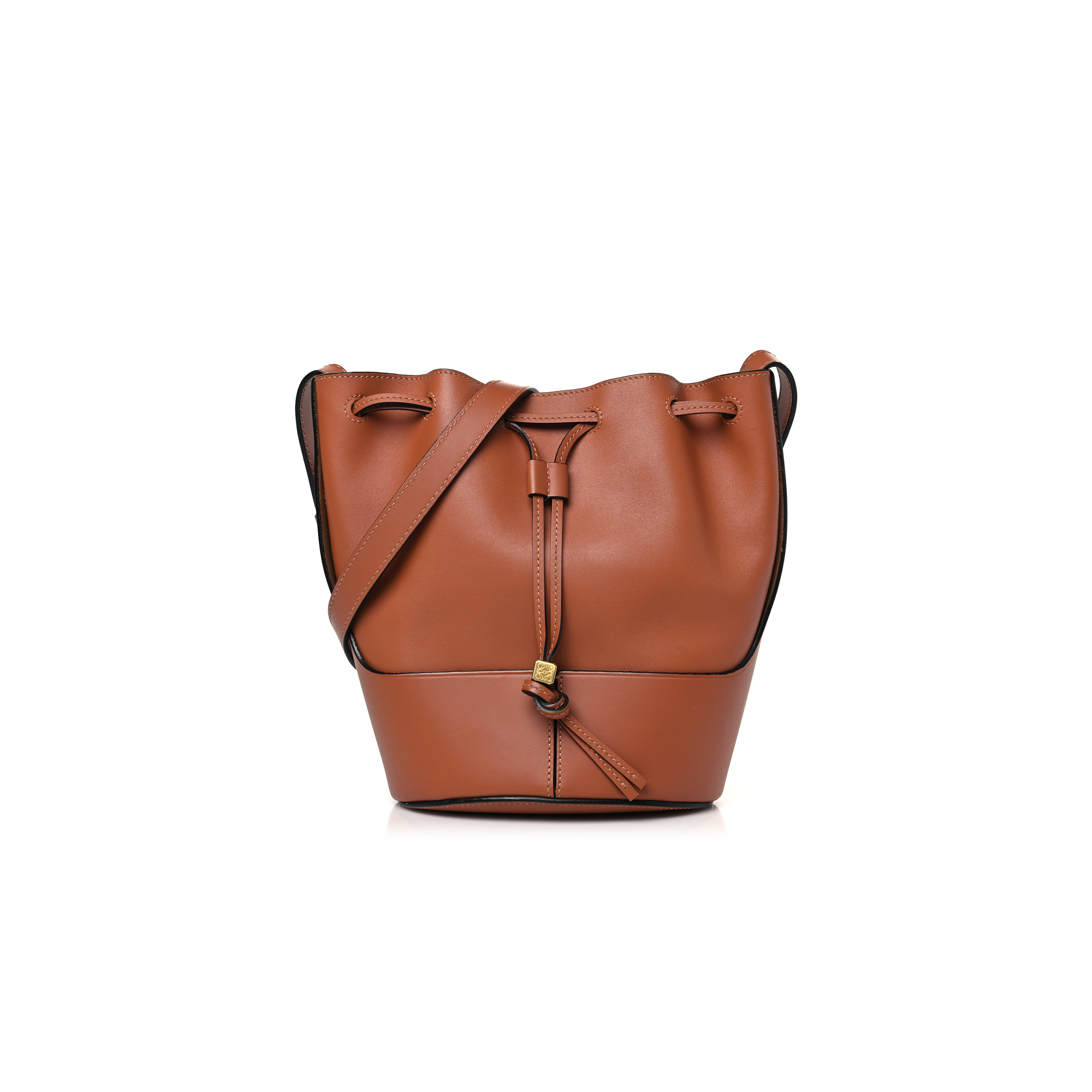 LOEWE CALFSKIN BALLOON BUCKET BAG TAN (29*22*20cm) LOEWE CALFSKIN BALLOON BUCKET BAG TAN (29*22*20cm)