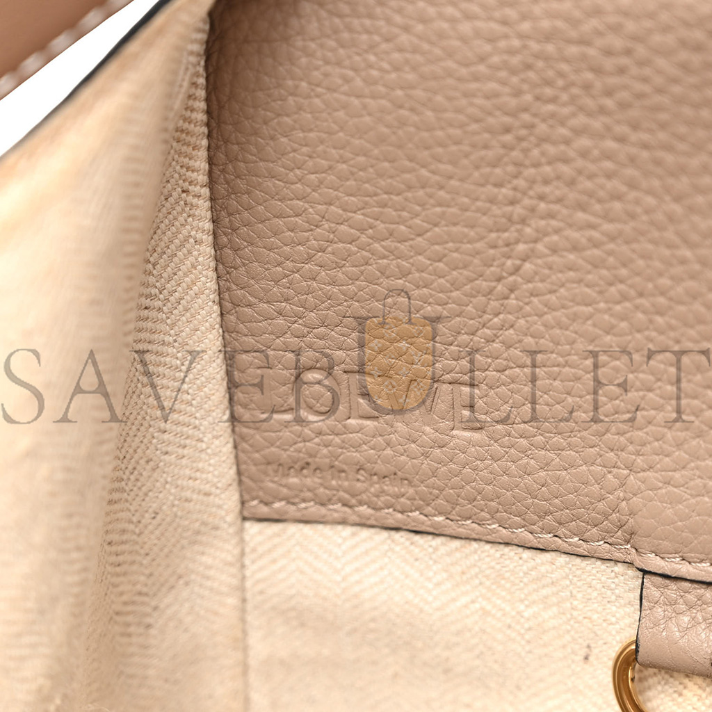 LOEWE CALFSKIN MEDIUM HAMMOCK SHOULDER BAG SAND MINK (33*30*17cm) LOEWE CALFSKIN MEDIUM HAMMOCK SHOULDER BAG SAND MINK (33*30*17cm)