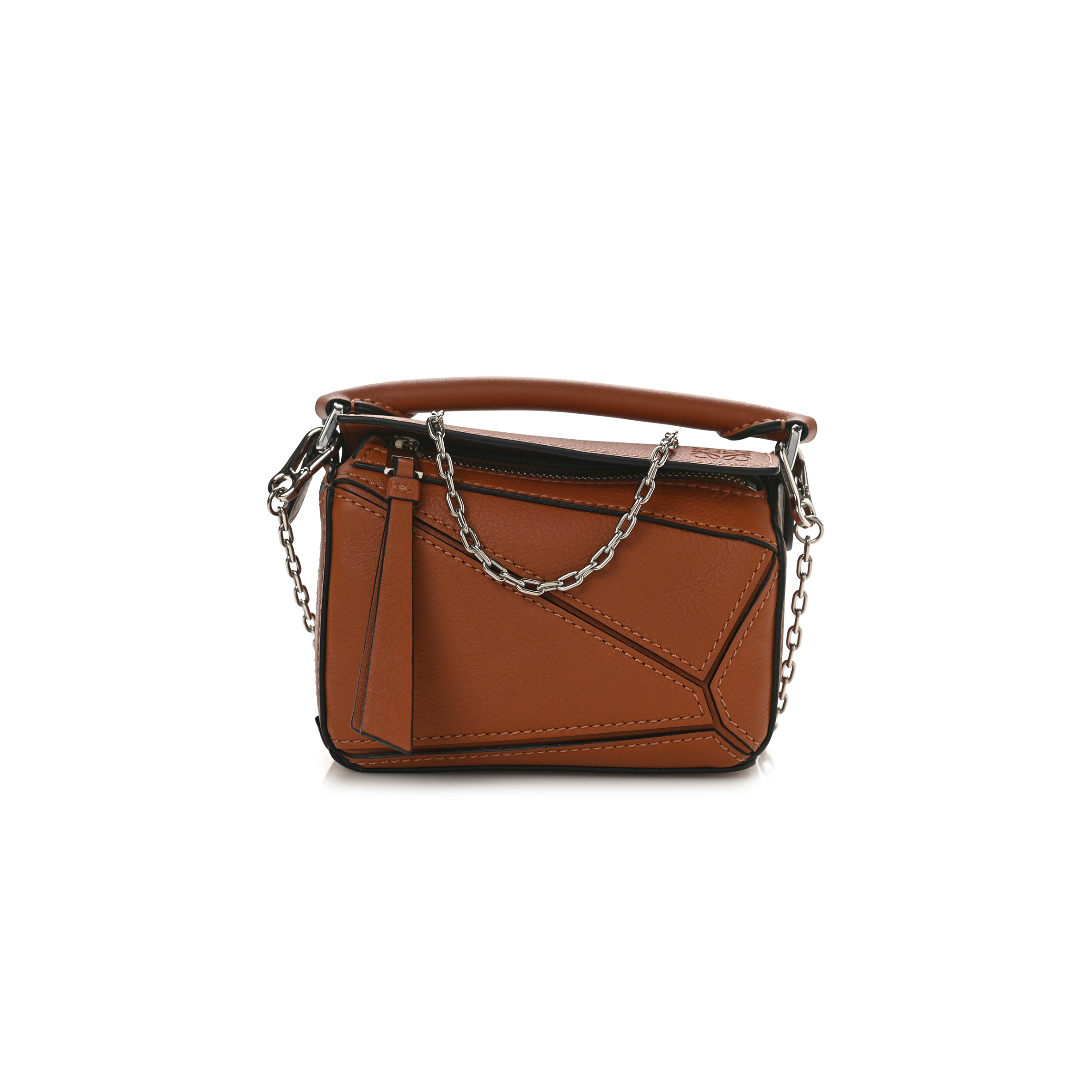 LOEWE CALFSKIN NANO PUZZLE BAG TAN (13*10*6cm) LOEWE CALFSKIN NANO PUZZLE BAG TAN (13*10*6cm)