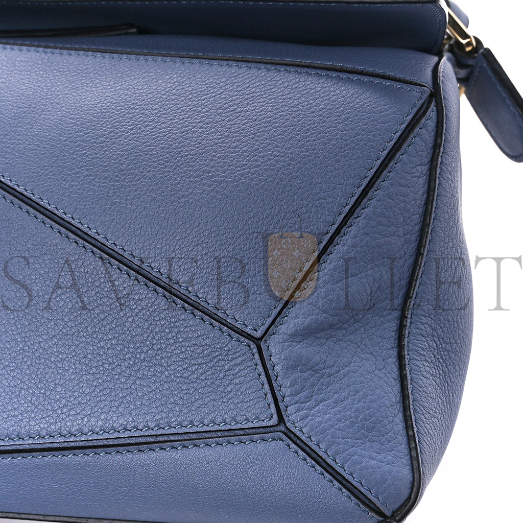 LOEWE CALFSKIN MEDIUM PUZZLE BAG BLUE (29*19.5*14cm) LOEWE CALFSKIN MEDIUM PUZZLE BAG BLUE (29*19.5*14cm)