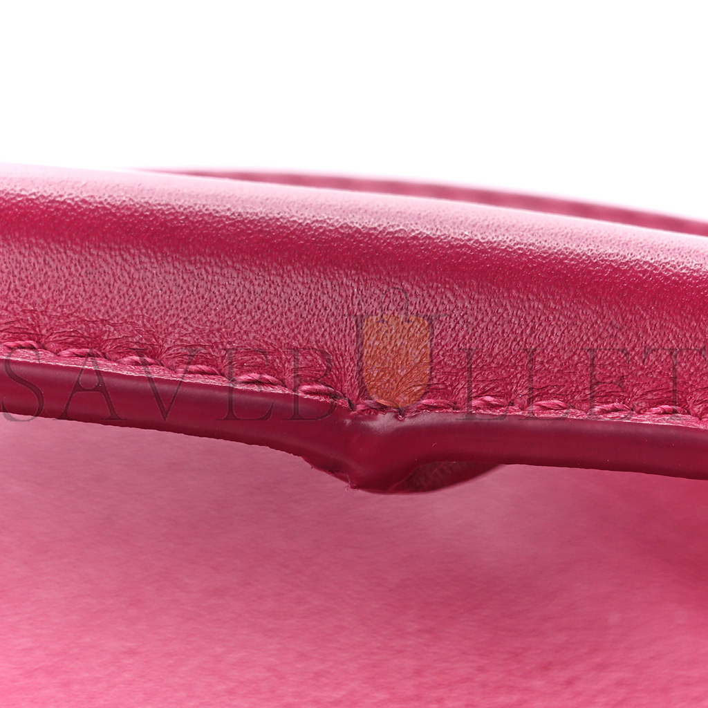 LOEWE SATIN CALFSKIN MONOCHROME SMALL PUZZLE EDGE BAG RUBY RED GLAZE (24*16.5*10.5cm) LOEWE SATIN CALFSKIN MONOCHROME SMALL PUZZLE EDGE BAG RUBY RED GLAZE (24*16.5*10.5cm)